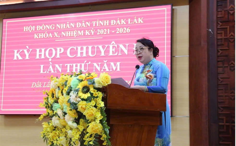 HĐND tỉnh Đắk Lắk khóa X tổ chức Kỳ họp Chuyên đề lần thứ Năm